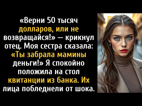 Видео: Родители сказали: верни 50 тысяч долларов или не возвращайся домой, поэтому я заставила их...