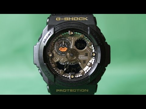 Видео: G-SHOCK GA-300A-1A | Обзор и настройка (на русском) | Купить со скидкой
