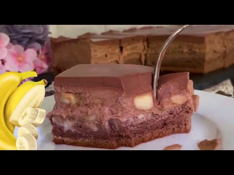 Видео: Потрясающе ✨ БАНАНОВО-ШОКОЛАДНЫЙ ТОРТ 🍰🍌🍫 Лучший рецепт👀