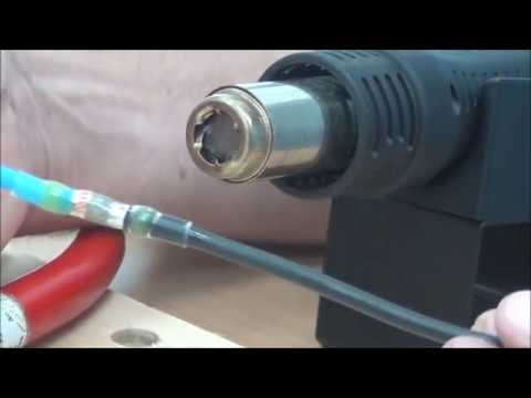 Видео: Монтаж термоусадки с припоем