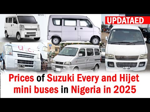 Видео: Обновленные характеристики и цены микроавтобусов Suzuki и Daihatsu Hijet в Нигерии в 2025 году