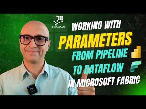Видео: Работа с параметрами из конвейера в поток данных в Microsoft Fabric