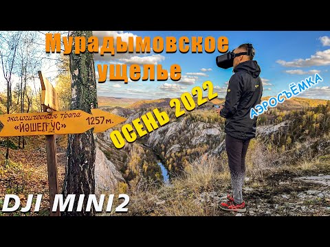 Видео: Мурадымовское ущелье - эко тропа "Йешел Ус" (DJI mini2)
