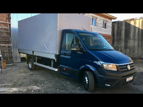 Видео: Volkswagen Crafter 2021- тент, косяки, расход