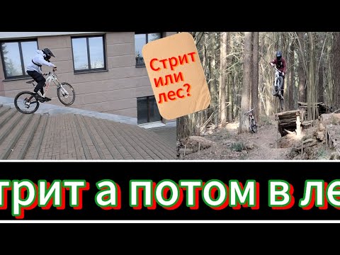 Видео: Урбан стритец Фрирайд и потом на трэйлы в лес!!! Что лучше стрит или лес?