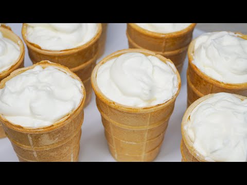 Видео: Мороженое ПЛОМБИР в Стаканчике | Простой Рецепт домашнего Мороженого