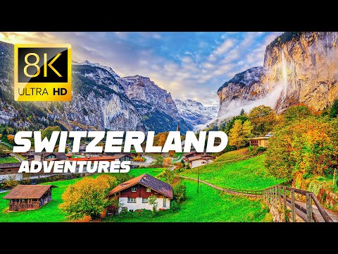 Видео: ШВЕЙЦАРИЯ: Рай на Земле 8K ВИДЕО ULTRA HD #8K