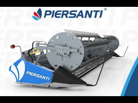 Видео: Дрейперная жатка PIERSANTI обзор