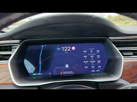 Видео: TESLA MODEL S 100D 525 2018 разход Лозен (София) - Стара Загора - Лозен