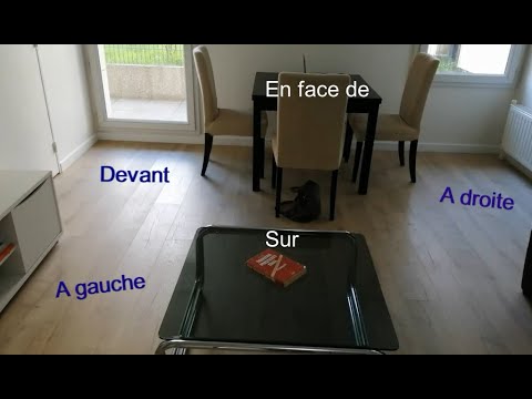 Видео: Предлоги во французском (перед, на, справа, позади и др.)