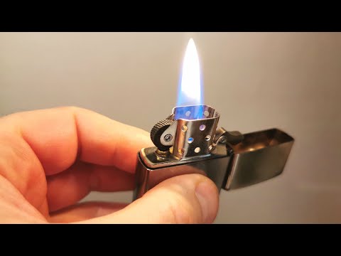 Видео: Уникальная инструкция как заправить зажигалку zippo