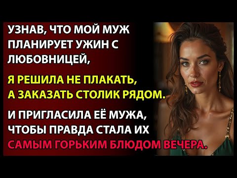 Видео: Муж скрывал ужин с любовницей, но я привела ее мужа и разоблачила! Любовные интриги, деньги, разв