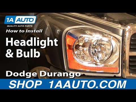 Видео: Как заменить фару на Dodge Durango 04-05