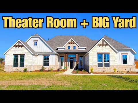 Видео: Великолепный одноуровневый домашний кинотеатр в Гленн-Хайтс