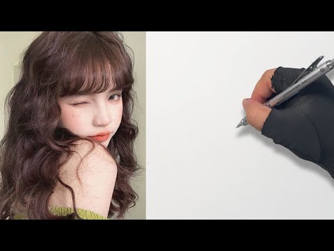 Видео: Простые техники рисования лиц для начинающих | Урок по рисованию портретов