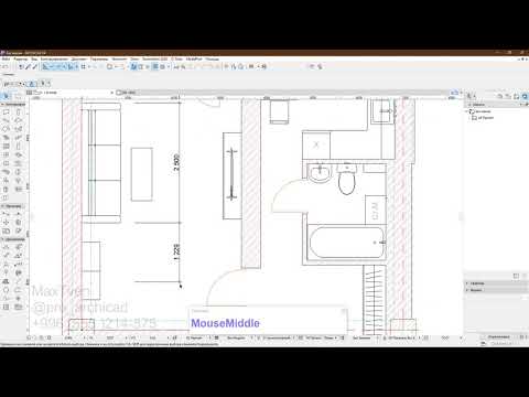 Видео: 8.  Оформление чертежа, размеры в Архикад