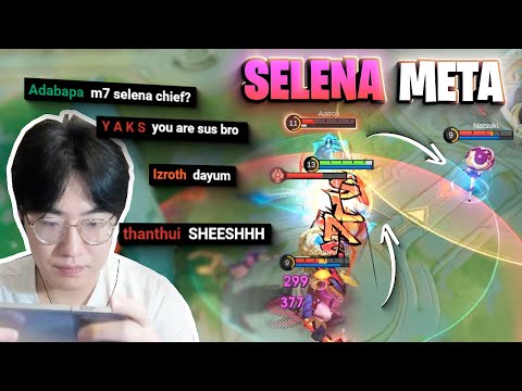 Видео: Селена теперь САМЫЙ ЛУЧШИЙ МАГ!! | Mobile Legends