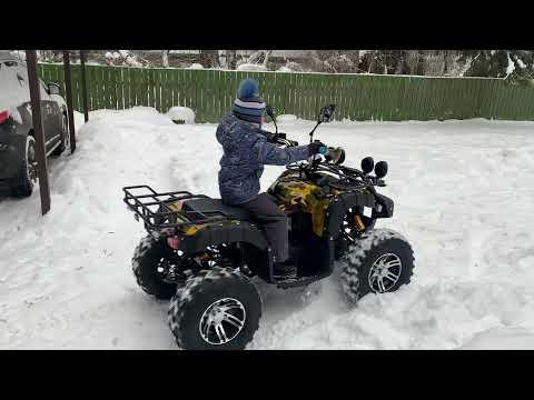 Видео: Обзор, тест и катание на электрическом квадроцикле GreenCamel AWD 4x4   HD 1080p