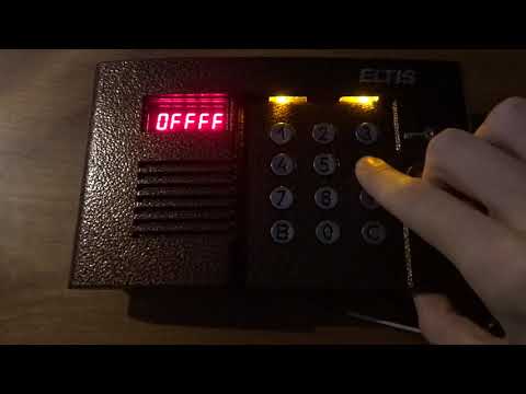 Видео: Домофон Eltis DP400TDC16: Номер консьержа