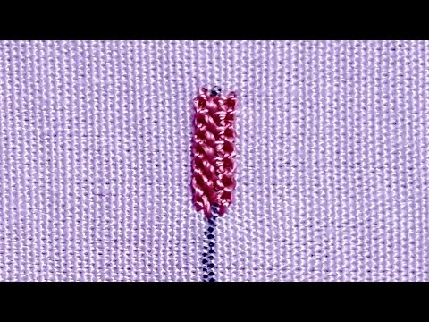 Видео: Давхар зүү ороох хатгамал