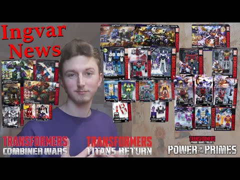 Видео: Ingvar News: Transformers Combiner Wars/Titans Return/Power Of The Primes - Отличные Фигурки?!