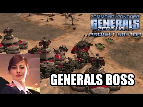 Видео: ГЕНЕРАЛ БОСС В C&C Generals: Project Raptor 9.1.18