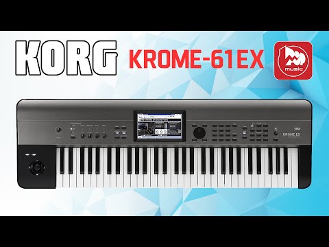 Видео: KORG KROME-61 EX Музыкальная рабочая станция