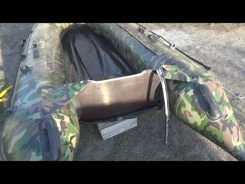 Видео: Лодка Гладиатор D330 AL Ремонт Лодки ПВХ Сгнил Транец