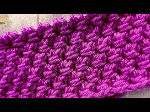 Видео: Узор-''Плетёнка супер-объёмная,но неплотная''.