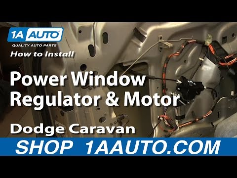 Видео: Как заменить стеклоподъемник Dodge Grand Caravan 01-03