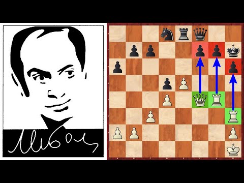 Видео: Шахматы. Михаил Таль ЗАДАВИЛ соперника тяжёлыми фигурами!