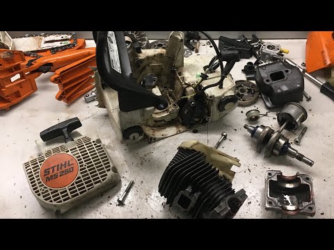 Видео: Stihl ms 250 полная разборка бензопилы