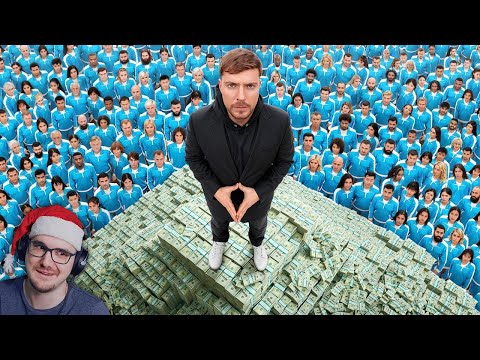 Видео: 2,000 Человек Борются За $5,000,000 ► MrBeast ( Мр Бист ) | Реакция