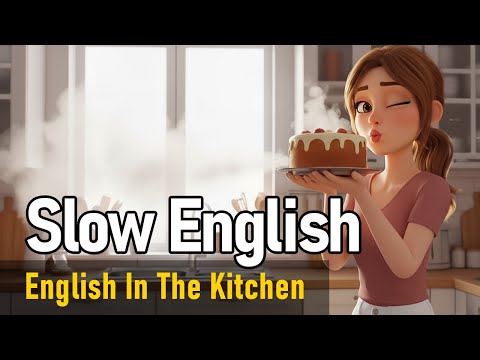 Видео: Медленный английский | Простой английский на кухне | Английский для начинающих