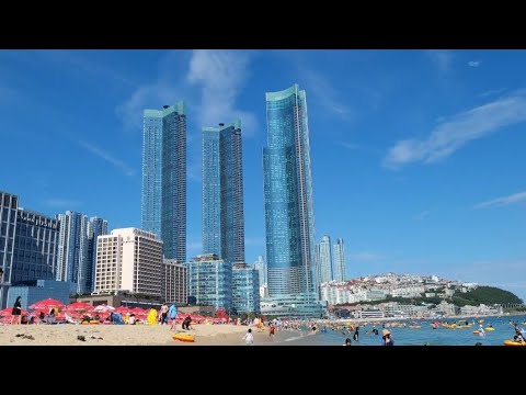 Видео: Летний ВЛОГ с моря! Лучший пляж в Корее! Хендэ, Пусан