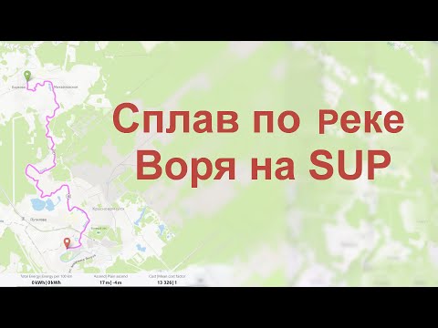 Видео: Сплав по Воре на SUP