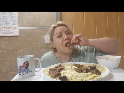 Видео: МУКБАНГ🍽 ХИНКАЛ СУШЕНЫМ МЯСОМ. СЛАБОНЕРВНЫМ НЕ СМОТРЕТЬ MUKBANG KHINKAL WITH DRIED MEAT DO NOT WATCH