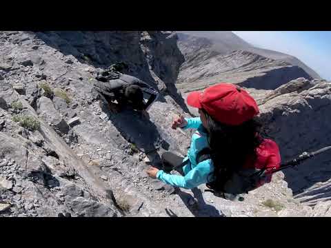 Видео: Слизане от връх Митикас в Олимп / Descending from Mytikas in Olympus