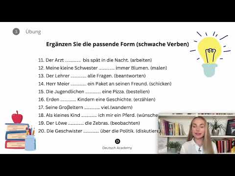 Видео: Минало просто Präteritum УПРАЖНЕНИЕ - Силни и слаби глаголи НЕМСКИ ЕЗИК 🇩🇪 | Deutsch Academy
