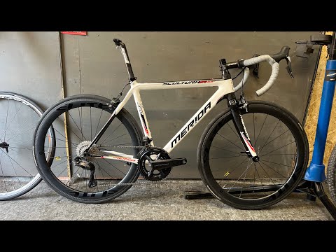 Видео: Merida после падения. Замена di2 на di2.