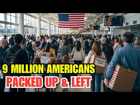 Видео: 9 миллионов американцев покинули США. Почему даже американцы не хотят оставаться? Вот почему