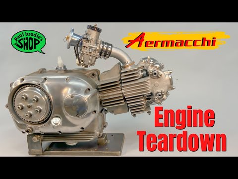 Видео: Разборка двигателя Aermacchi // Магазин Пола Броди