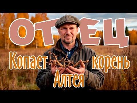 Видео: ОТец копает корень алтея | 4 ноября 2025г