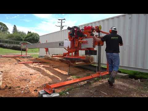 Видео: Мелкие бревна на турболесопилке