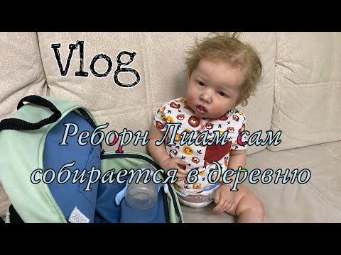 Видео: Vlog Снова истерика Лиама Собираемся с реборнами в деревню Мне тяжело Истерика РЕБОРНА ЛИАМА