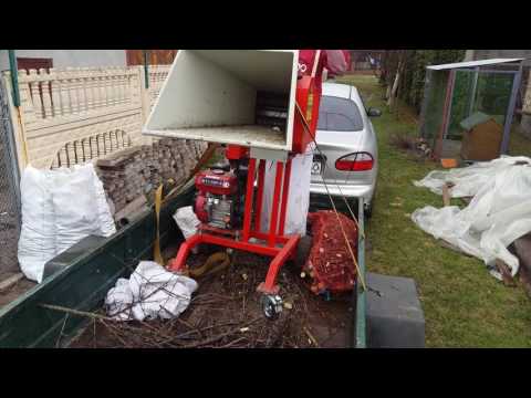 Видео: Измельчитель веток АМ -80 БД. Wood chipper, crusher, chopper, shredder.
