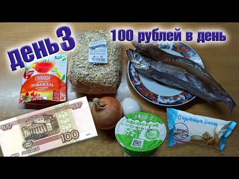 Видео: Выживаю неделю на 100 рублей в день. День 3.