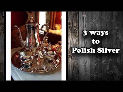 Видео: || Три способа полировки серебра || Советы и подсказки по хозяйству