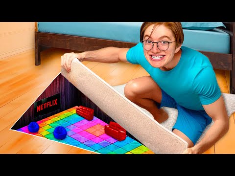 Видео: ПОСТРОИЛИ СЕКРЕТНУЮ ИГРОВУЮ КОМНАТУ!