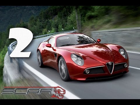 Видео: S.C.A.R. заезд 2 (SCAR - Squadra Corse Alfa Romeo)